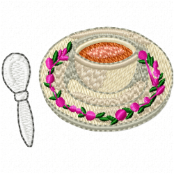 Mugs Embroidery Design 11